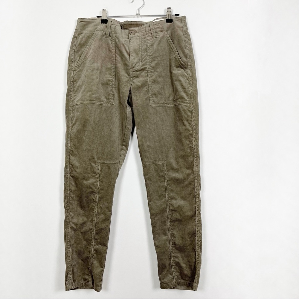 Banana Republic Women’s Sage Green Utility‎ Corduroy Straight Leg Pants Size 6